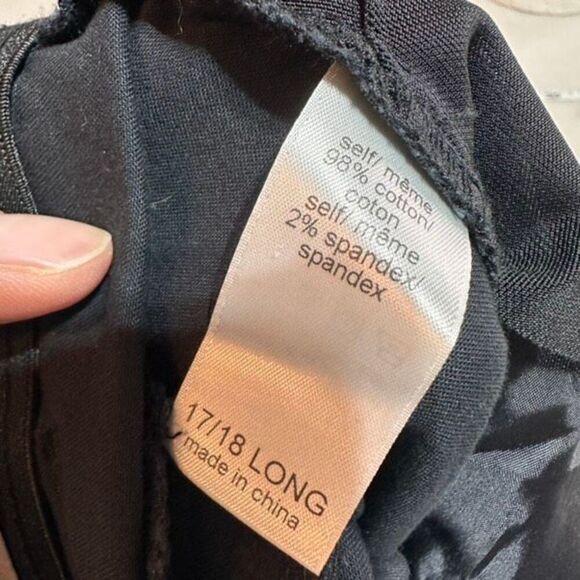 Maurices Women's Mid-Rise Flat Front Smart Long Ankle Pants Black Size 17/18 NWT - Picture 13 of 13